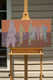 Original art for sale at UGallery.com | Ghost in the City - Beach 5 by Hyoungseok Kim | $1,275 | acrylic painting | 16.5' h x 30' w | thumbnail 3