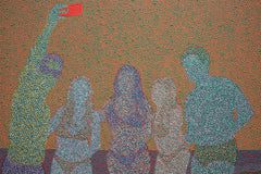 Original art for sale at UGallery.com | Ghost in the City - Beach 5 by Hyoungseok Kim | $1,275 | acrylic painting | 16.5' h x 30' w | thumbnail 4