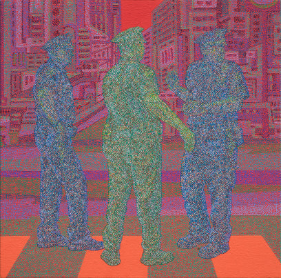 Ghost in the City - Police by Hyoungseok Kim | Artwork Main Image