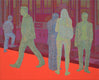 Original art for sale at UGallery.com | Ghost in the City - Station by Hyoungseok Kim | $2,200 | acrylic painting | 31.5' h x 25.5' w | thumbnail 1