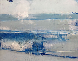 I Always Return to the Sea by Julie Weaverling |  Side View of Artwork 