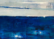 Original art for sale at UGallery.com | I Always Return to the Sea by Julie Weaverling | $1,080 | mixed media artwork | 30' h x 40' w | thumbnail 4