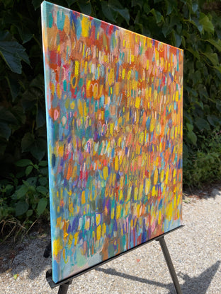 Original art for sale at UGallery.com | Golden Hour by Ian Hargrove | $650 | mixed media artwork | 20' h x 16' w | photo 2