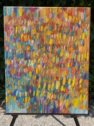 Original art for sale at UGallery.com | Golden Hour by Ian Hargrove | $650 | mixed media artwork | 20' h x 16' w | photo 3