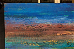 Original art for sale at UGallery.com | I Dreamt the Dream of Strangers by Alicia Dunn | $1,180 | acrylic painting | 24' h x 48' w | thumbnail 2
