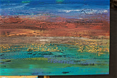 Original art for sale at UGallery.com | I Dreamt the Dream of Strangers by Alicia Dunn | $1,180 | acrylic painting | 24' h x 48' w | thumbnail 4