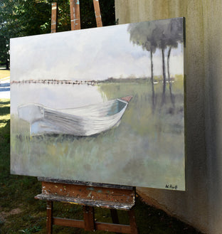 Original art for sale at UGallery.com | I Got a Boat by Mary Pratt | $3,000 | oil painting | 36' h x 48' w | photo 2