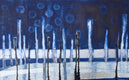 Original art for sale at UGallery.com | I Got the Blues I by Pat Forbes | $600 | acrylic painting | 24' h x 36' w | thumbnail 2