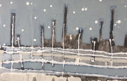 Original art for sale at UGallery.com | I Got the Blues III by Pat Forbes | $600 | acrylic painting | 24' h x 36' w | thumbnail 2