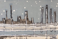 Original art for sale at UGallery.com | I Got the Blues III by Pat Forbes | $600 | acrylic painting | 24' h x 36' w | thumbnail 3