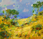 Original art for sale at UGallery.com | Jeweled Hill by Vahe Yeremyan | $1,200 | oil painting | 24' h x 36' w | thumbnail 2