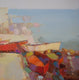 Original art for sale at UGallery.com | Rowboats on the Shore by Vahe Yeremyan | $875 | oil painting | 18' h x 24' w | thumbnail 3