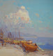 Original art for sale at UGallery.com | Through the Harbor by Vahe Yeremyan | $825 | oil painting | 18' h x 24' w | thumbnail 3