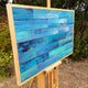 Original art for sale at UGallery.com | Sea of Joy by Alicia Dunn | $1,025 | mixed media artwork | 26' h x 41' w | thumbnail 2