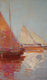 Original art for sale at UGallery.com | Sailing Boats by Vahe Yeremyan | $825 | oil painting | 20' h x 16' w | thumbnail 1
