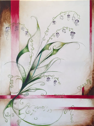Original art for sale at UGallery.com | Lily of the Valley by Sumner Crenshaw | $375 | oil painting | 24' h x 18' w | photo 1