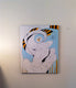 Original art for sale at UGallery.com | Grace Blue by Sumner Crenshaw | $350 | oil painting | 20' h x 16' w | thumbnail 3
