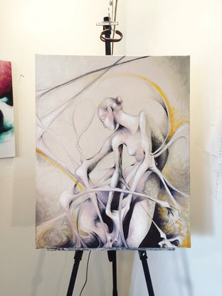 Original art for sale at UGallery.com | The Hydra by Sumner Crenshaw | $600 | oil painting | 30' h x 24' w | photo 3