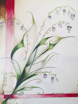 Original art for sale at UGallery.com | Lily of the Valley by Sumner Crenshaw | $375 | oil painting | 24' h x 18' w | photo 3