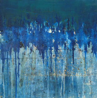 Original art for sale at UGallery.com | Full Moon Tide by Pat Forbes | $600 | acrylic painting | 24' h x 24' w | photo 1
