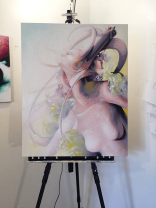 Original art for sale at UGallery.com | Janus by Sumner Crenshaw | $875 | oil painting | 30' h x 24' w | photo 3