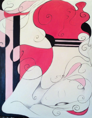 Original art for sale at UGallery.com | Ballet Pink by Sumner Crenshaw | $350 | oil painting | 20' h x 16' w | photo 1