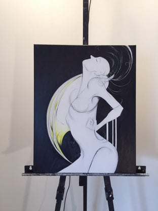 Original art for sale at UGallery.com | Power by Sumner Crenshaw | $500 | oil painting | 20' h x 16' w | photo 3