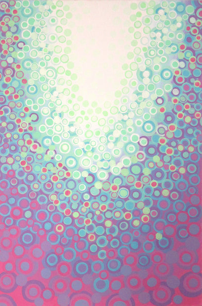 Turquoise and Purple by Natasha Tayles | Artwork Main Image
