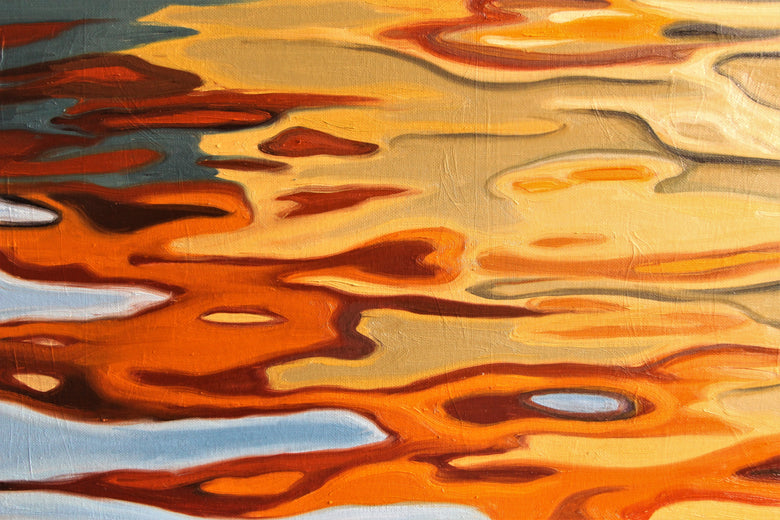 Painted by the Sea by Andres Lopez |   Closeup View of Artwork 