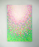 Original art for sale at UGallery.com | Lilac and Green by Natasha Tayles | $1,000 | acrylic painting | 36' h x 24' w | thumbnail 3