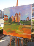 Original art for sale at UGallery.com | French Countryside Part VI by Colette Wirz Nauke | $1,300 | acrylic painting | 36' h x 36' w | thumbnail 2
