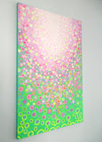Original art for sale at UGallery.com | Lilac and Green by Natasha Tayles | $1,000 | acrylic painting | 36' h x 24' w | thumbnail 2