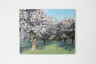 Original art for sale at UGallery.com | Orchard in Spring by Stefan Conka | $1,900 | oil painting | 25.5' h x 31.4' w | photo 3
