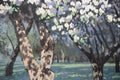 Original art for sale at UGallery.com | Orchard in Spring by Stefan Conka | $1,900 | oil painting | 25.5' h x 31.4' w | thumbnail 4