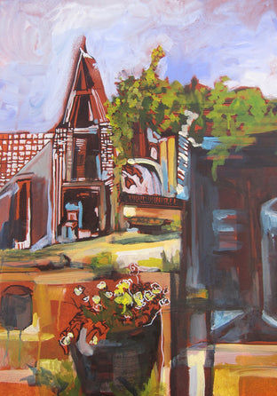 French Countryside Part V by Colette Wirz Nauke |   Closeup View of Artwork 