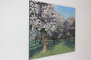 Original art for sale at UGallery.com | Orchard in Spring by Stefan Conka | $1,900 | oil painting | 25.5' h x 31.4' w | photo 2