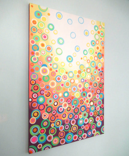 Creation by Natasha Tayles |  Side View of Artwork 