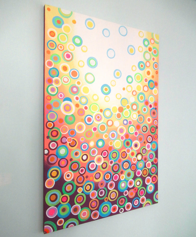 Creation by Natasha Tayles |  Side View of Artwork 