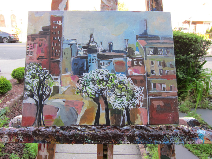 For the Love of New York Part V by Colette Wirz Nauke |  Context View of Artwork 