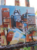Original art for sale at UGallery.com | For the Love of New York Part Vl by Colette Wirz Nauke | $250 | acrylic painting | 12' h x 12' w | thumbnail 2