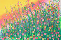 Original art for sale at UGallery.com | Blooms in Paradise by Natasha Tayles | $1,000 | acrylic painting | 24' h x 36' w | thumbnail 1