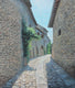 Original art for sale at UGallery.com | Street in Cortona Italy by Stefan Conka | $1,075 | oil painting | 29.5' h x 25.5' w | thumbnail 1