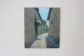 Original art for sale at UGallery.com | Street in Cortona Italy by Stefan Conka | $1,075 | oil painting | 29.5' h x 25.5' w | thumbnail 3