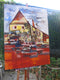 Original art for sale at UGallery.com | French Countryside Part I by Colette Wirz Nauke | $2,600 | acrylic painting | 48' h x 36' w | thumbnail 2