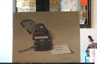 Original art for sale at UGallery.com | Dedication by Jose H. Alvarenga | $650 | oil painting | 11' h x 14' w | photo 3