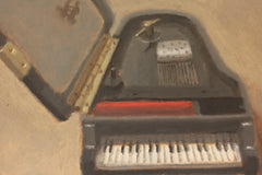 Original art for sale at UGallery.com | Dedication by Jose H. Alvarenga | $850 | oil painting | 11' h x 14' w | thumbnail 4