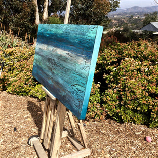 Original art for sale at UGallery.com | Consequence of Light by Alicia Dunn | $1,825 | mixed media artwork | 24' h x 48' w | photo 2