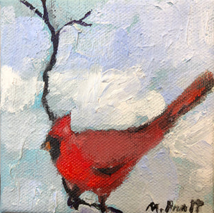 Original art for sale at UGallery.com | Big Red by Mary Pratt | $75 | oil painting | 4' h x 4' w | photo 1
