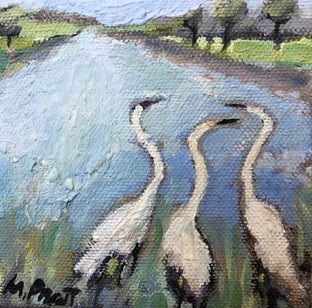 Heron Bathing by Mary Pratt |  Artwork Main Image 