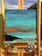 Original art for sale at UGallery.com | Shoreline by Alicia Dunn | $400 | acrylic painting | 12' h x 12' w | thumbnail 3